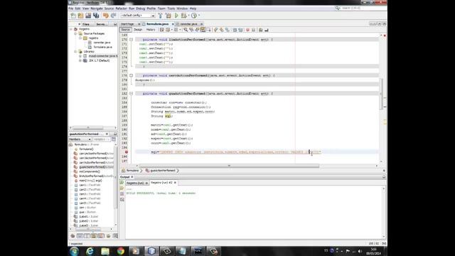 Conexión con NetBeans y MySQL смотреть онлайн