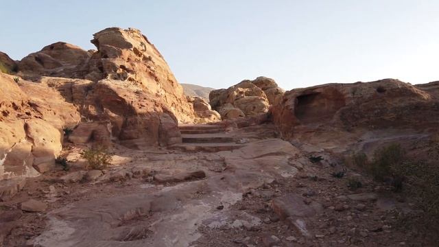 Petra - High Place of Sacrifice trail, walking tour 4k 60fps смотреть онлайн