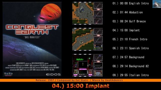 CONQUEST EARTH OST [Full] Game Soundtrack смотреть онлайн