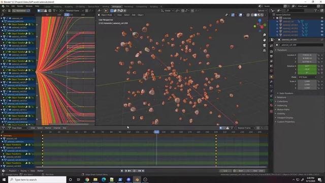 Blender random rotations on many objects смотреть онлайн