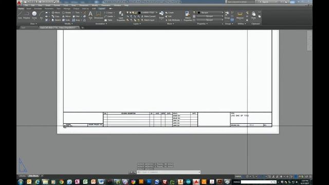 AutoCAD 2016 LT Tutorial – Title Block for BAS – Part 4 смотреть онлайн