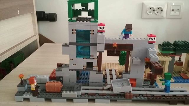 майнкрафт лего анимация стоп моушен Minecraft animation stop motion смотреть онлайн