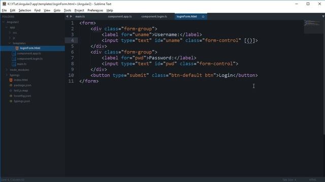 Angular 2 Tutorial 21: Setting Up Login Form (Login App) смотреть онлайн