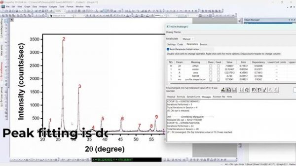 How to multiple peak fit in originpro - OriginLab Tutorial 04