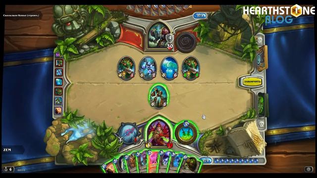 Лига Исследователей Третий Квартал ГЕРОИЧЕСКИЙ Лорд Скользкое копье ZEM Hearthstone смотреть онлайн