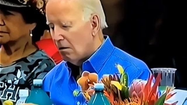 Видео: Джо Байден на торжественном ужине от 17 ноября 2023 г. смотреть онлайн