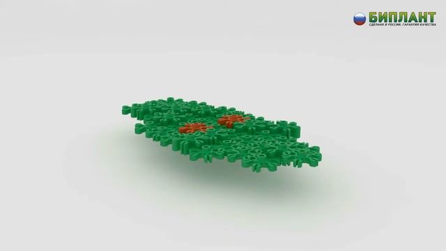 Радужная мозайка 3D от компании БИПЛАНТ 1 смотреть онлайн