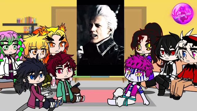 Demon Slayer & Demons реагируют на Dmc5