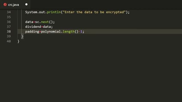 CRC(Cyclic Redundancy check) | implementation in java смотреть онлайн