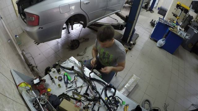 SWAP EJ204 4AT на EJ20X 5AT Part 4