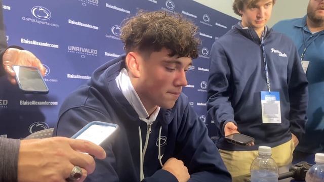 Penn State quarterback Drew Allar talks after Indiana win смотреть онлайн