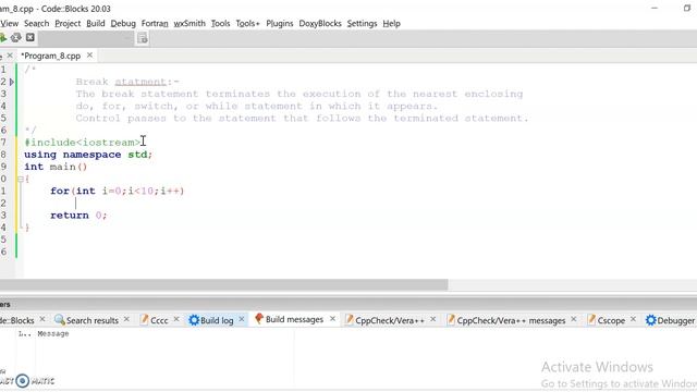 CONTROL STATEMENT | BREAK смотреть онлайн