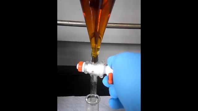 Work-up using separatory funnel (Liquid-Liquid extraction) смотреть онлайн