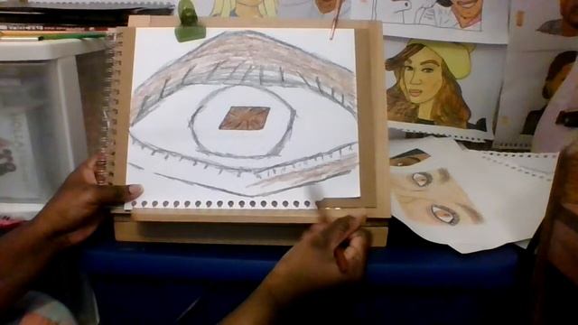 Coloring, tracing and drawing eyes for fun. смотреть онлайн