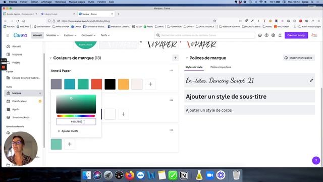 Comment enregistrer ses couleurs de charte graphique dans Canva ? смотреть онлайн