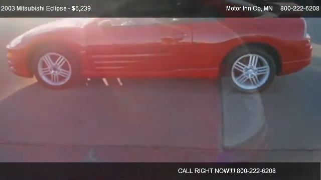 2003 Mitsubishi Eclipse GT - for sale in Albert Lea, MN 56007 смотреть онлайн