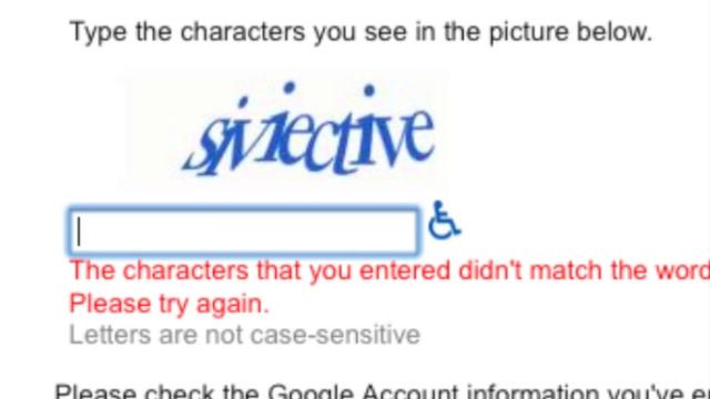 Google's Captcha system is slightly flawed... смотреть онлайн