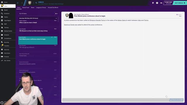 fm20 the inter way ep 21. 2 games left can we win the league смотреть онлайн