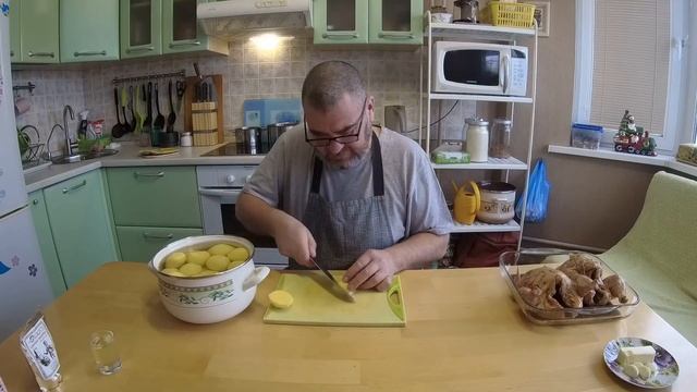 ЗИМНИЙ ДОМАШНИЙ УЖИН ЦЫПЛЯТА С КАРТОШКОЙ ?? #ужин#рецепты смотреть онлайн