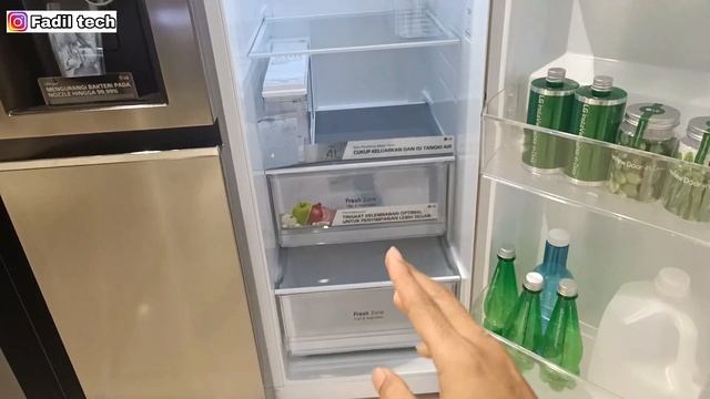 LG GC-L257SLNL KULKAS YANG DILENGKAPI DISPENSER OTOMATIS