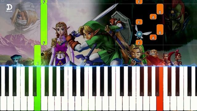 Bosque Perdido - Zelda Ocarina del Tiempo - Piano Facil Tutorial - KeySynth смотреть онлайн
