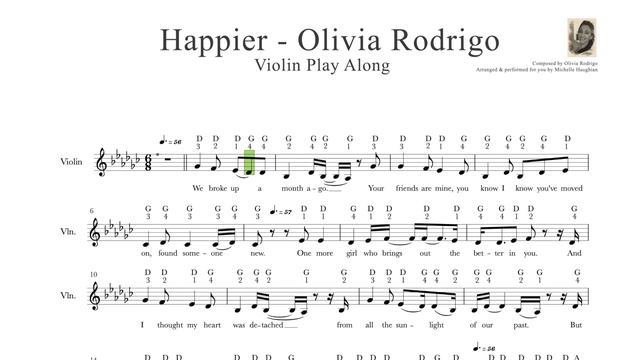Happier - Olivia Rodrigo - Violin cover смотреть онлайн