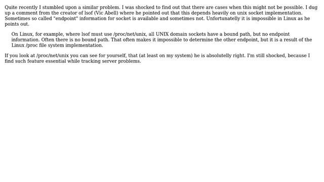 DevOps & SysAdmins: How to find other end of unix socket connection? (6 Solutions!!) смотреть онлайн