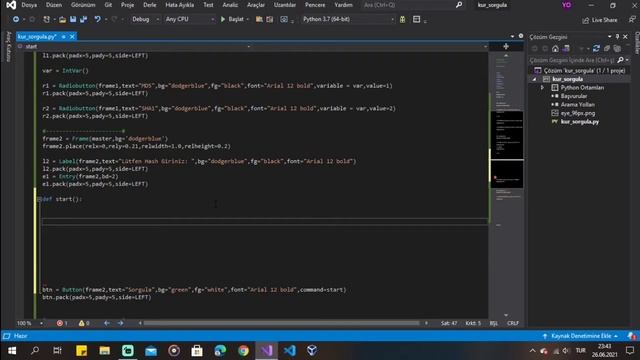 PYTHON TKİNTER - HASH SCANNER смотреть онлайн