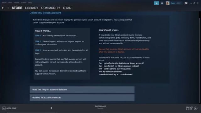 How to Delete Steam Account on Desktop 2021 (PC/Mac) смотреть онлайн