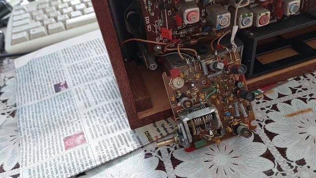 Блок УКВ Океана 214. Проверяем грубую настройку. смотреть онлайн