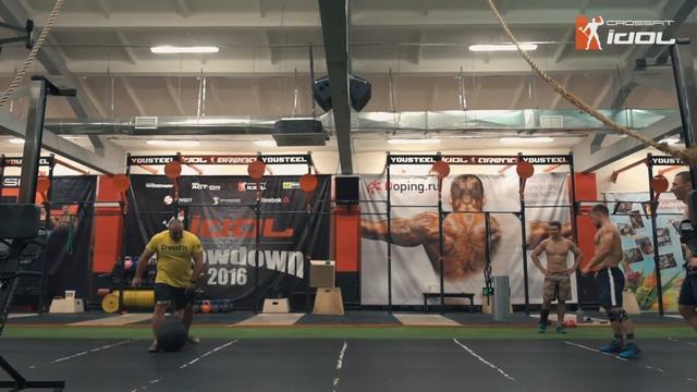 Заруба спортсменов Crossfit [ Броски мяча на дальность ] смотреть онлайн