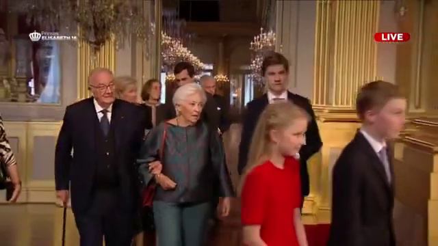 Crown Princess Elisabeth of Belgium 18th Birthday At The Royal Palace Of Brussels смотреть онлайн
