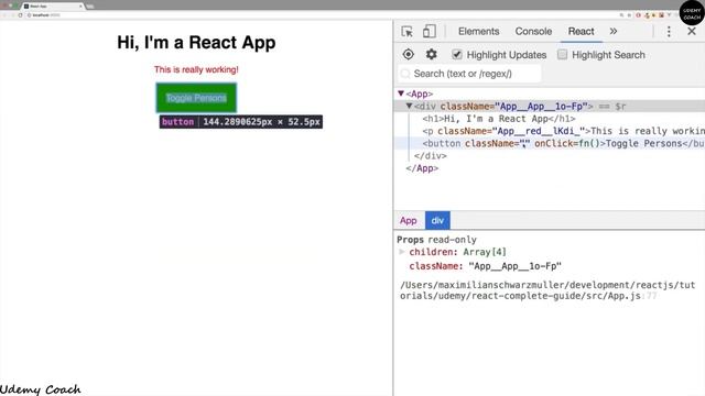 React - The Complete Guide | Section 6 of 30: Debugging React Apps смотреть онлайн