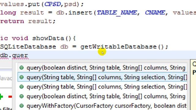 How to make a insert,update,,search ,edit and delete in SQLitedatabase with java Andriod step by st смотреть онлайн