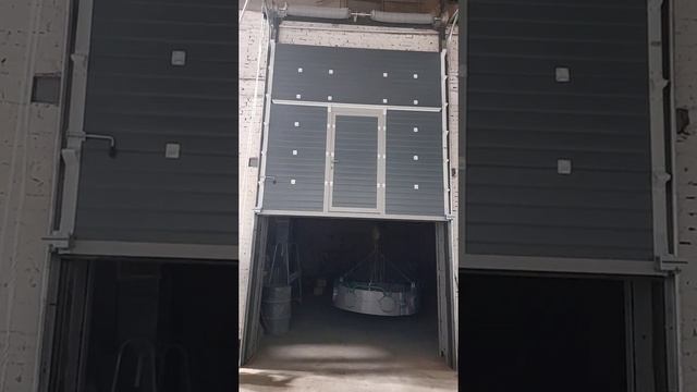 секционные ворота, высокий подьем. doorhan смотреть онлайн