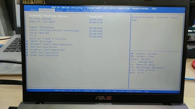 Asus A409F UEFI BIOS Version 302