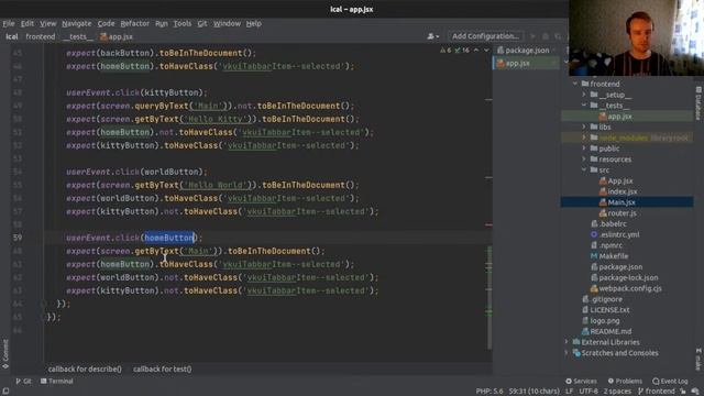 Начало разработки фронтенда на React. Live coding VK Mini Apps смотреть онлайн