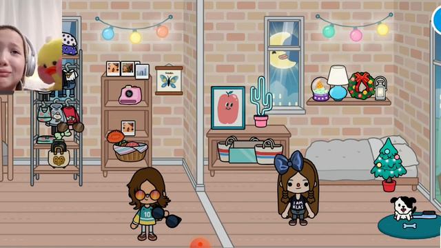 Toca Boca Kitty и уточка Лалафан в доме #tocaboka #lalafan смотреть онлайн