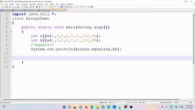 Arrays class and StringTokenizer class in java | Important classes in util package | Core java смотреть онлайн