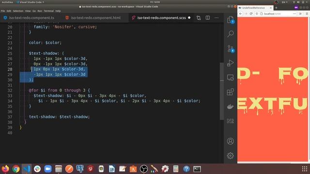 Angular - 3D Text floating смотреть онлайн