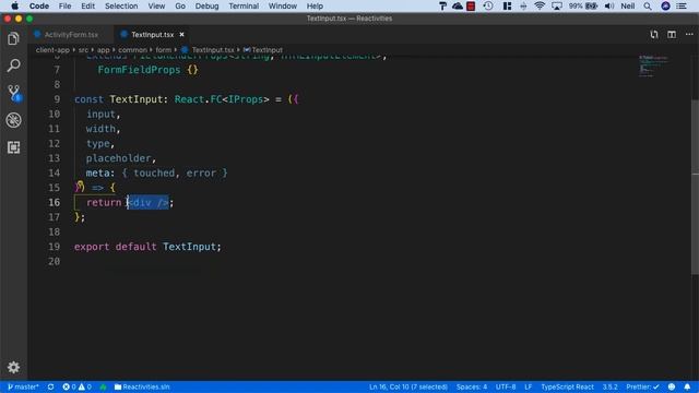 3 Creating a reusable Text input field смотреть онлайн