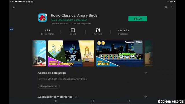 ¡¡¡¡¡¡¡¡¡¡Angry Birds Classic Regresa!!!!!!!!!!