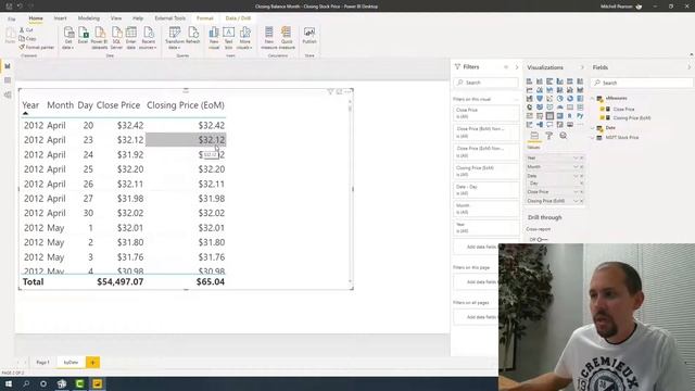 Using DAX in Power BI to solve Closing Balance for the Month with semi-additive measures! смотреть онлайн
