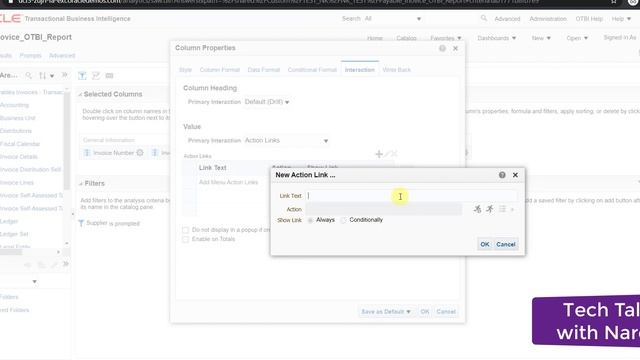 Master Detail Drill Down Report in OTBI Oracle Fusion смотреть онлайн
