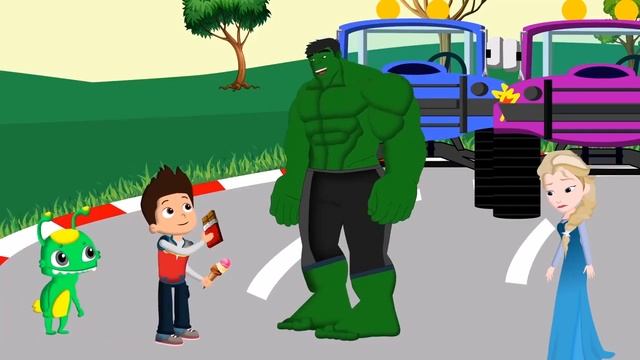 Paw Patrol & Groovy the Martian at SuperZoo - Pups save a Soccer match using a excavator truck смотреть онлайн
