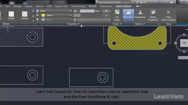 What are Different Types of Boundary in AutoCAD | Other Options of Hatch Command in AutoCAD in Hind смотреть онлайн