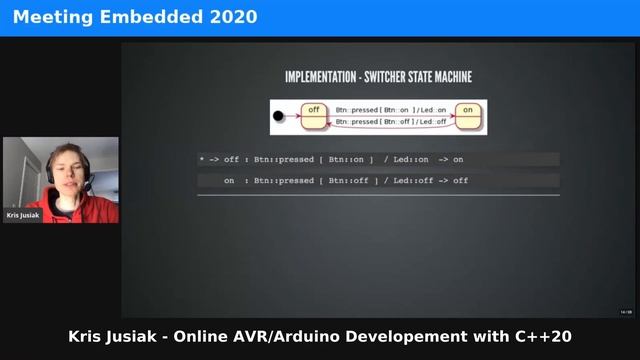 Kris Jusiak - Online AVR/Arduino Development with C++20 - Meeting Embedded 2020 смотреть онлайн