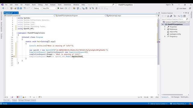 C# and ChatGPT: How to Integrate the ChatGPT Completions into C# Application смотреть онлайн