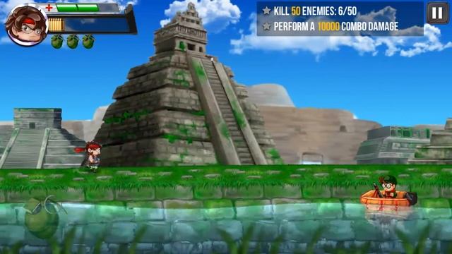 Ramboat 2 - Run and Gun Shooting Offline best games cartoon смотреть онлайн