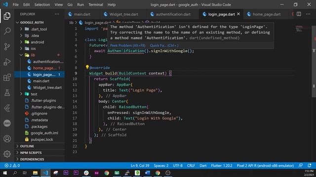 Flutter Google Sign In Firebase IOS смотреть онлайн